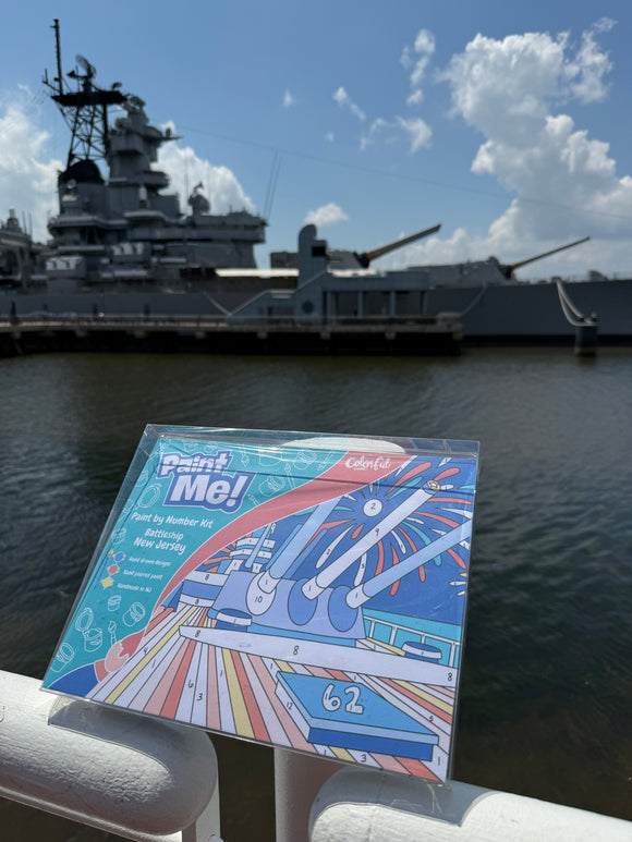 BattleshipNJ Paint-By-Numbers Kit