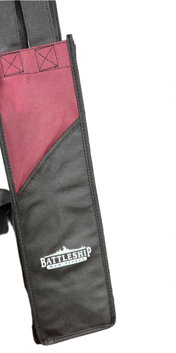 Battleship NJ Wine Bottle Bag Maroon