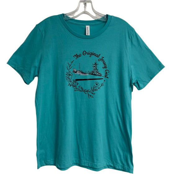 Jersey Girl with our Original Jersey Girl T-Shirt