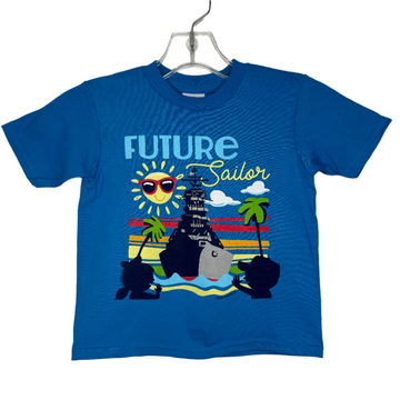 Kid's Battleship Future Sailor Graphic T-Shirt