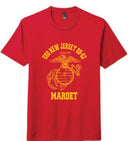 USS New Jersey BB-62 Mardet S/S T-Shirt ( Classic Red)-1