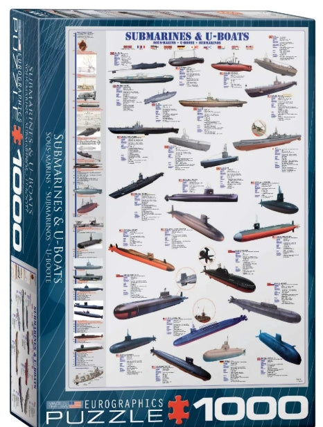 Submarines and U Boats 1000 Piece Puzzle (6000-0132)