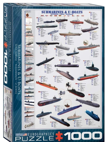 Submarines and U Boats 1000 Piece Puzzle (6000-0132)