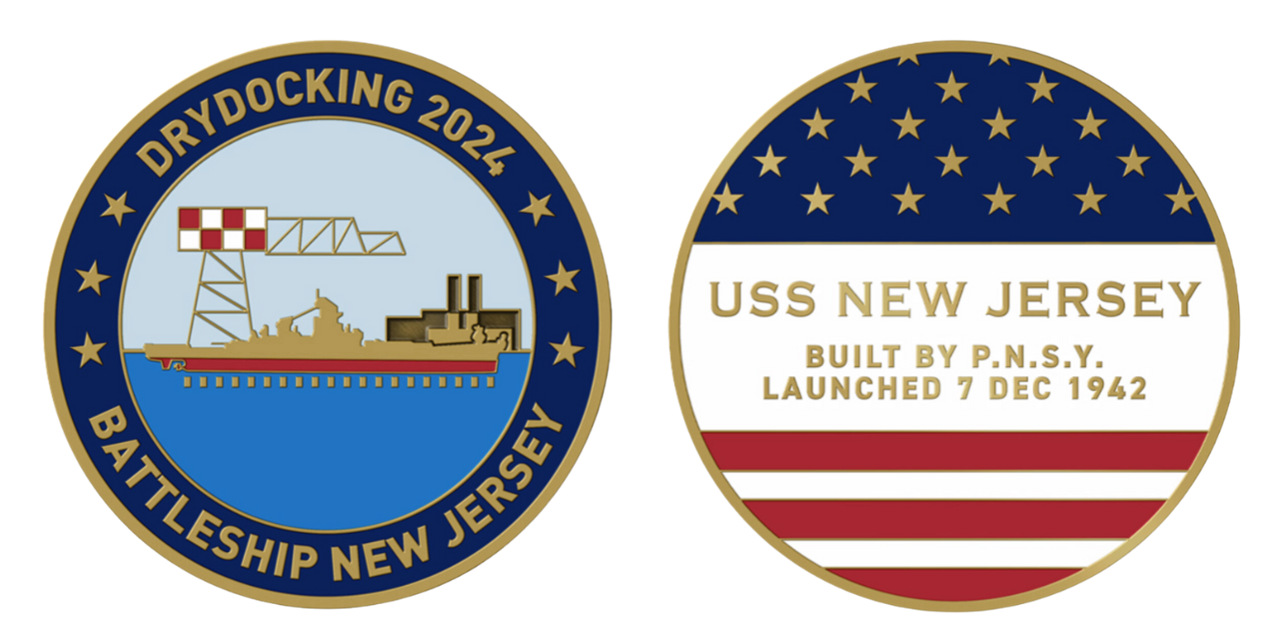 Dry Dock Challenge Coin