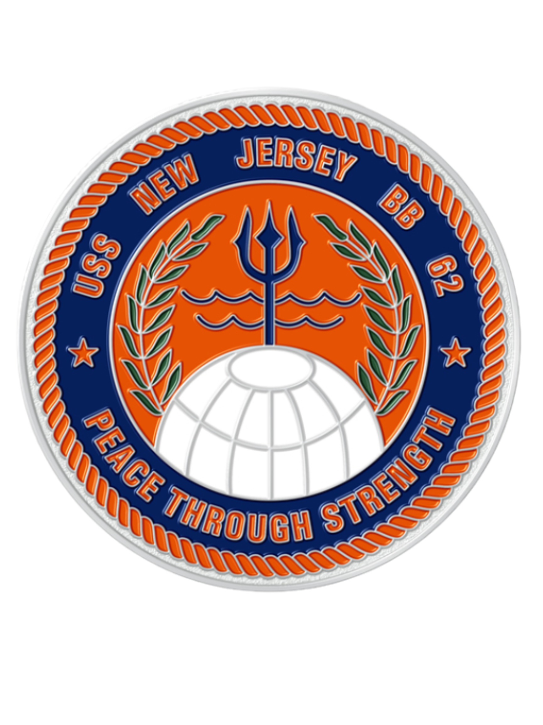 Admiral Admiral J.J. “Jocko” Clark Challenge Coin - Flagship of 7th Fleet | Korea 1953 (Limited Edition) - 0