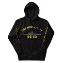 USS New Jersey BB-62 - Manned & Ready Hoodie (Black)-11