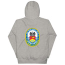 USS New Jersey BB-62 - Manned & Ready Hoodie (Carbon Gray)-2