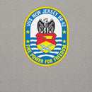 USS New Jersey BB-62 - Manned & Ready Hoodie (Carbon Gray)-5