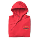 USS New Jersey BB-62 - Manned & Ready Hoodie (Team Red)-7