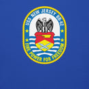 USS New Jersey BB-62 - Manned & Ready Hoodie (Team Royal)-6