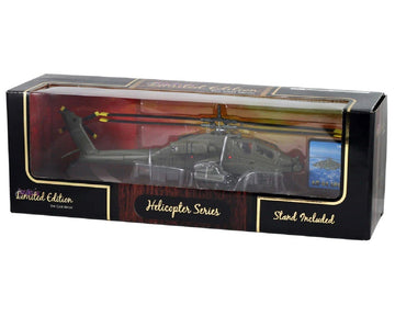 Model helicopter in a display box with 'Limited Edition' and 'Helicopter Series' text.