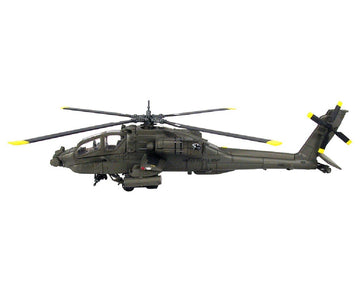Model of a military helicopter on a white background