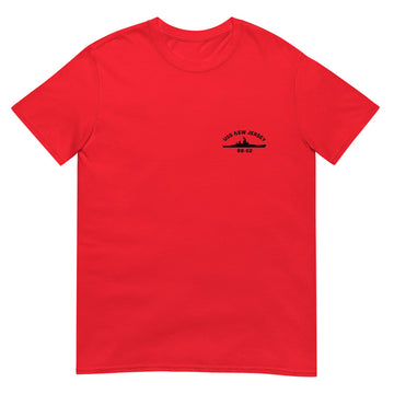 Battleship New Jersey Crest T-Shirt (Team Red) - 0