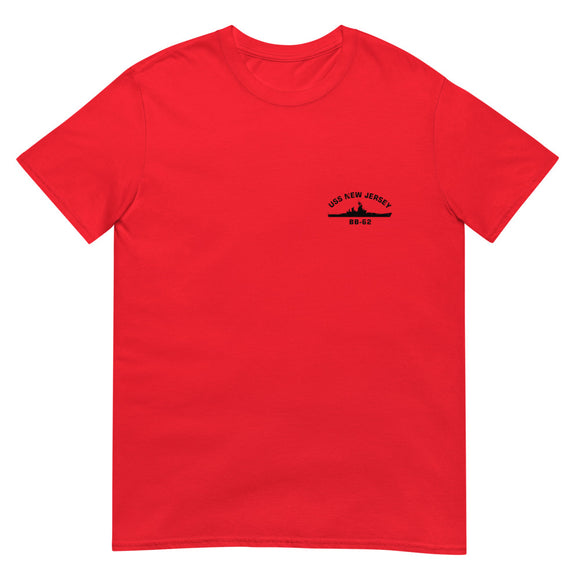 Battleship New Jersey Crest T-Shirt (Team Red)