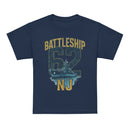 Kid's Unisex Battleship New Jersey Animated Art T-Shirt – Navy-1