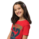 Kid's Unisex Battleship New Jersey Animated Art T-Shirt – Red-2