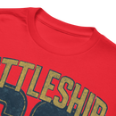 Kid's Unisex Battleship New Jersey Animated Art T-Shirt – Red-4